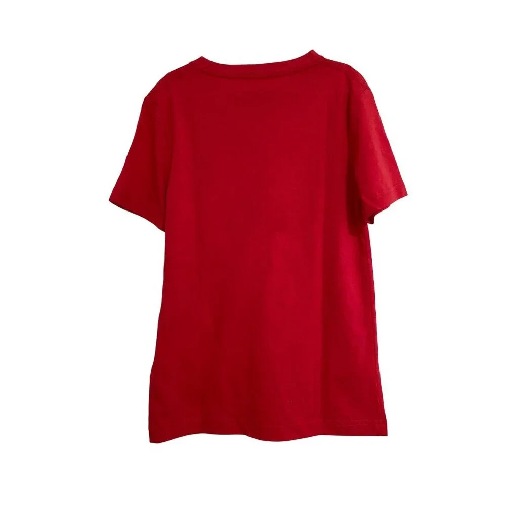 CONVERSE Boys Logo T- Shirt, Crewneck, Size S 8-10 Years, Red